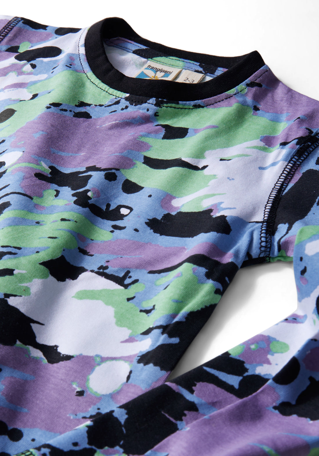 Paint Spatter Postcard Print Night Wear Set