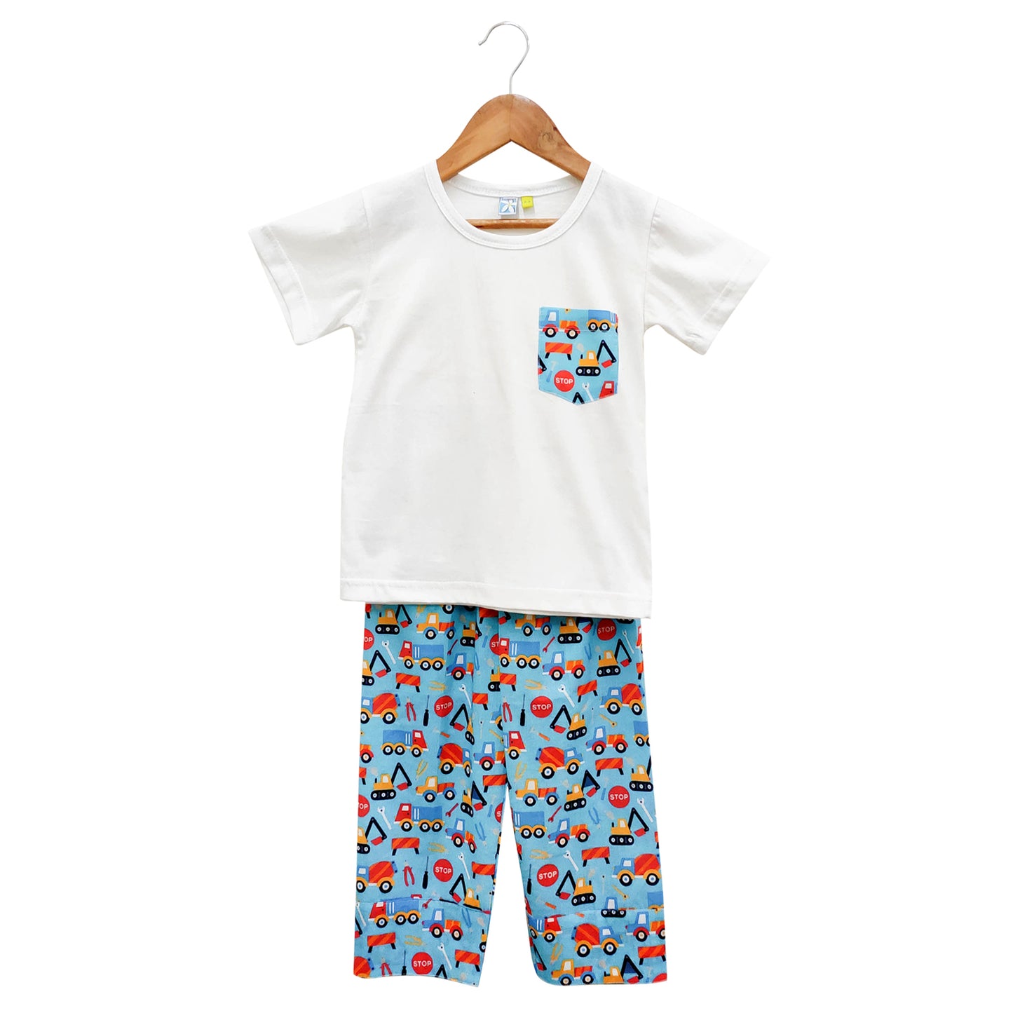 Construction Campus Night Wear Set