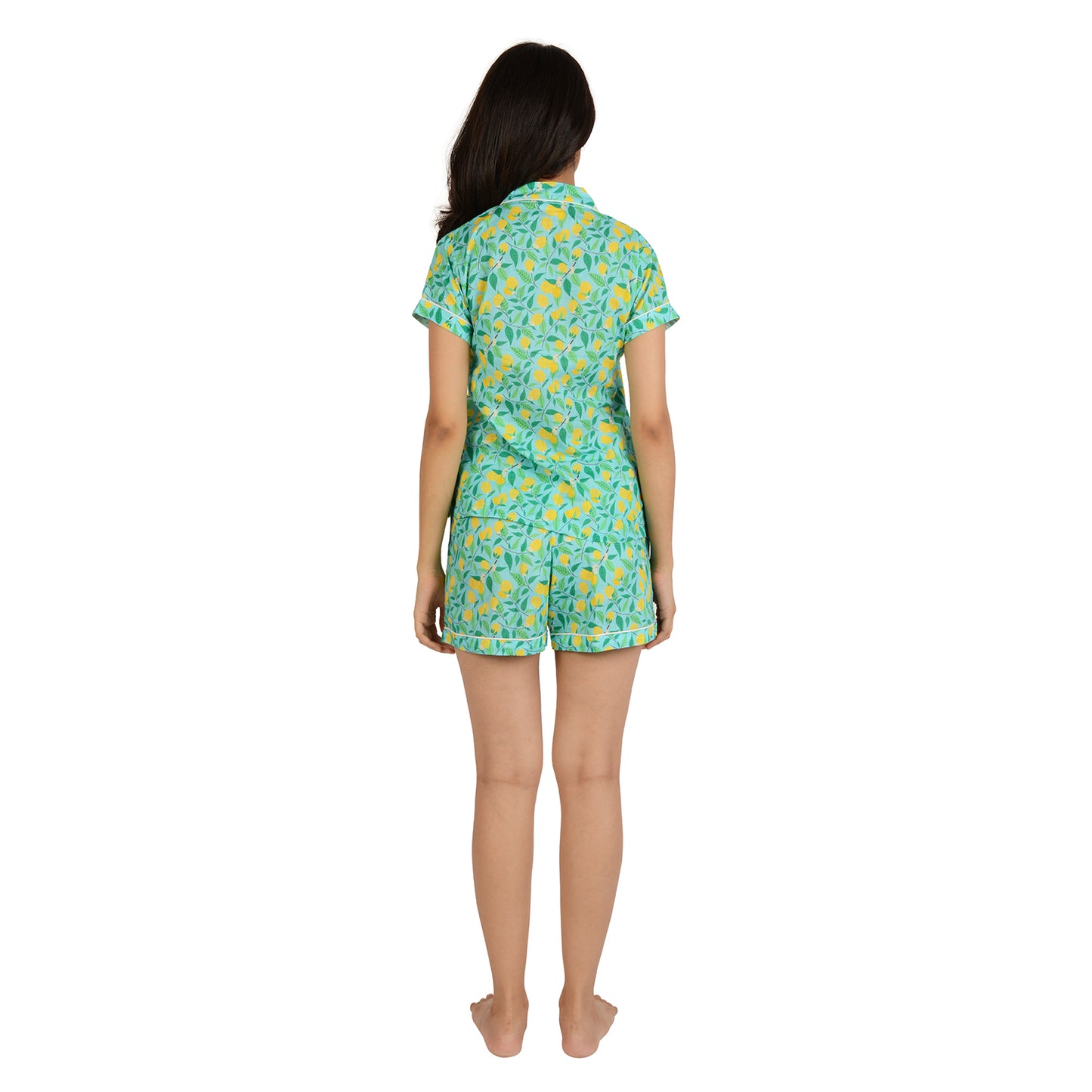 Limon Orchard Printed Pajama Set
