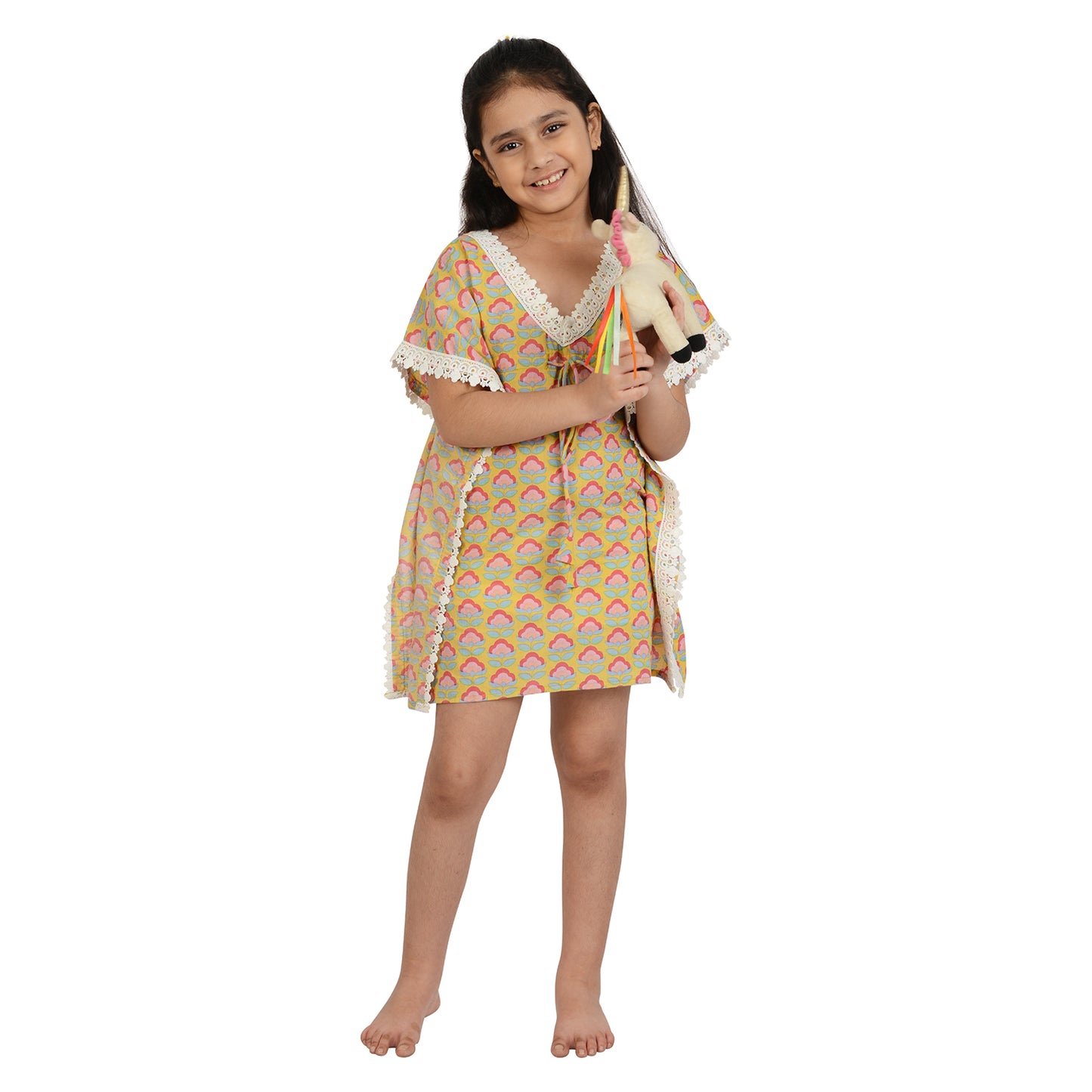 Marigold Summer Print Resort Wear