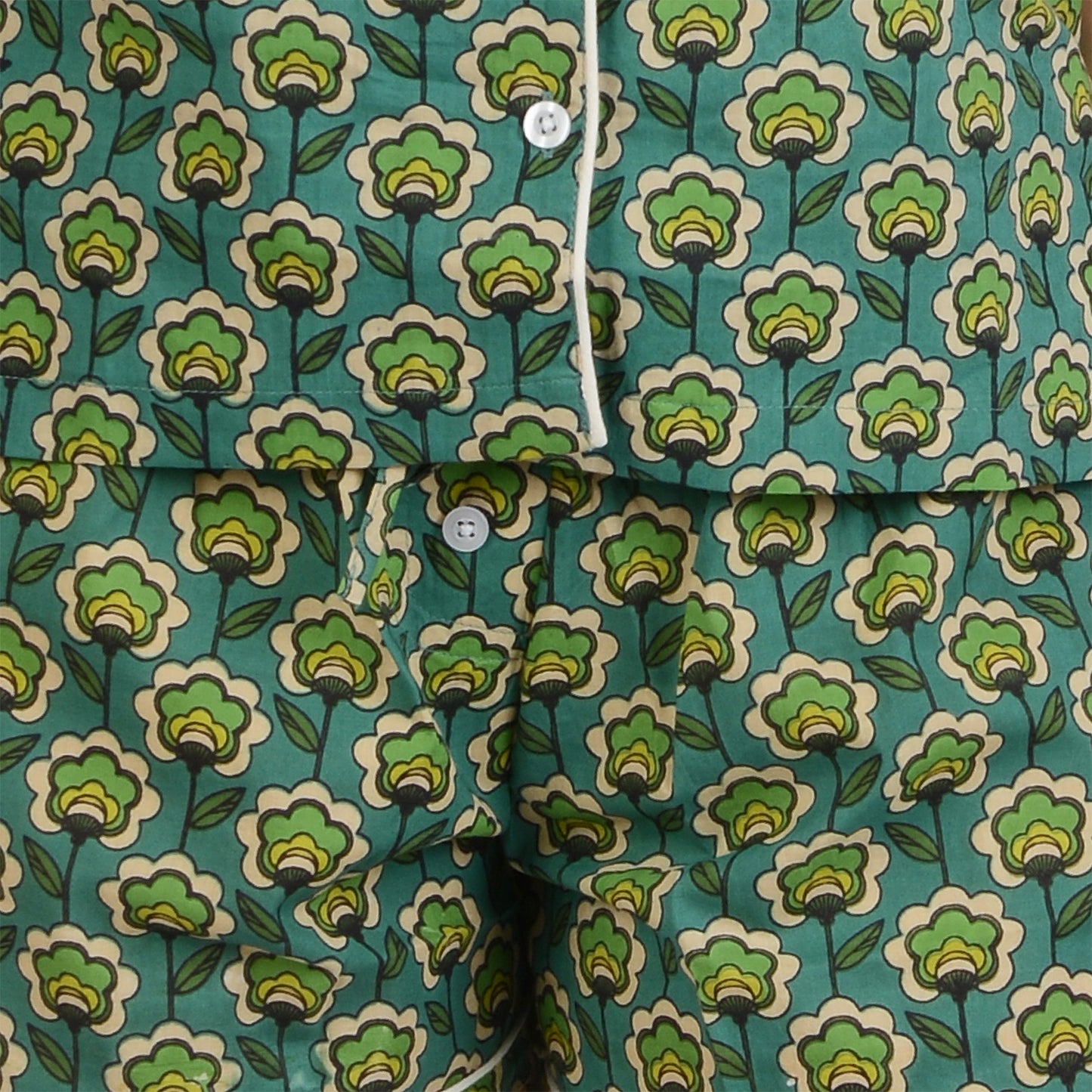 Daffodil Dance Printed Pajama Set