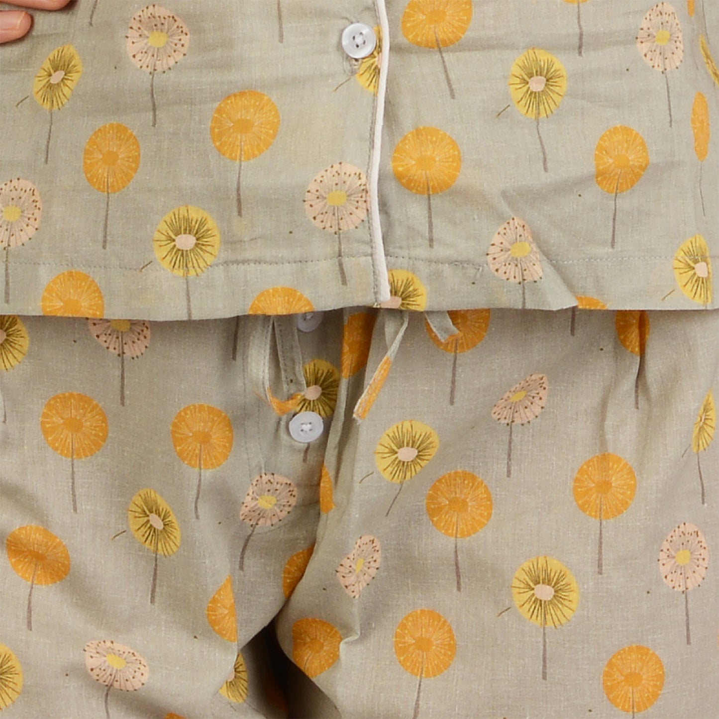 Dandelion Dance Printed Pajama Set