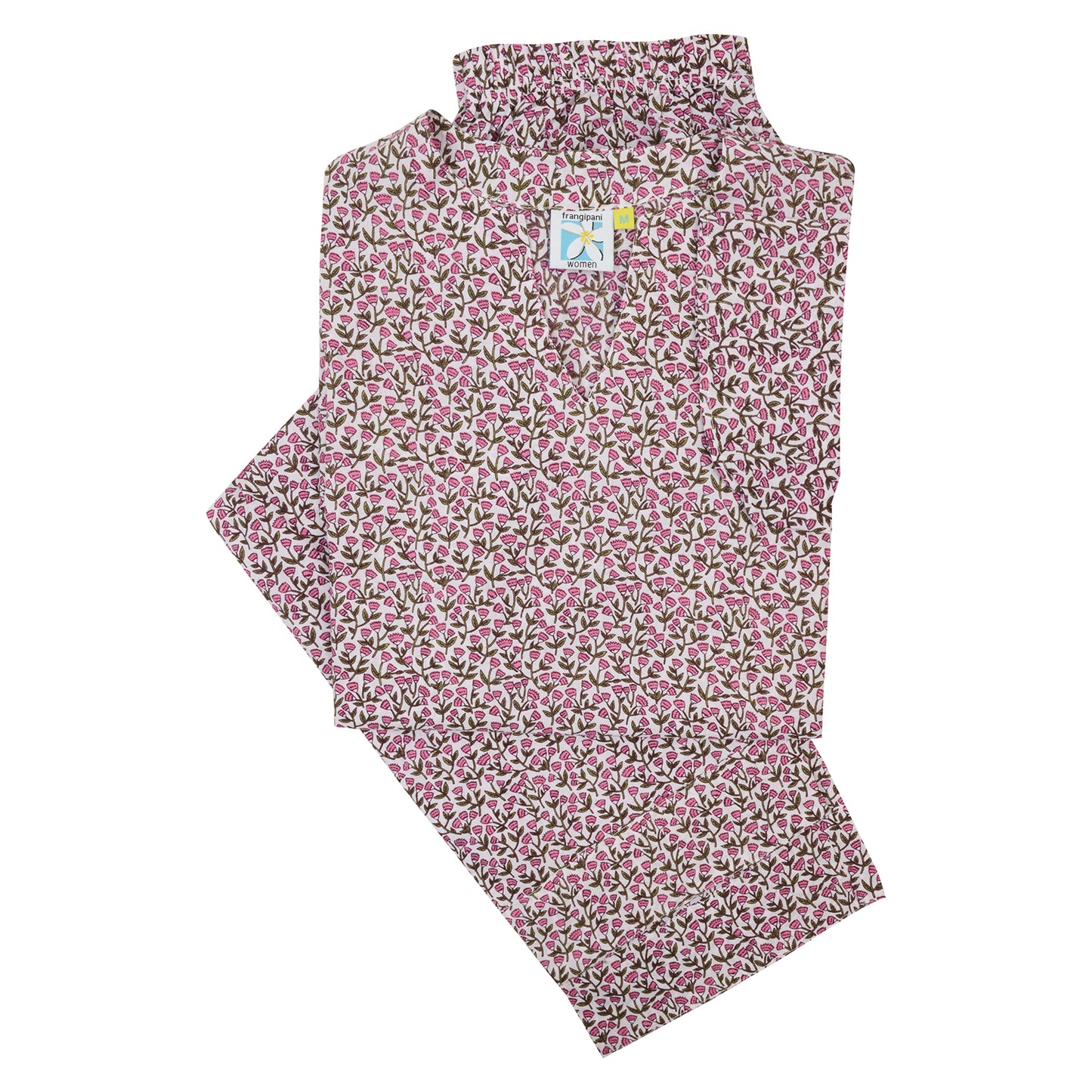 Tulip In The Breeze Printed Pajama Set