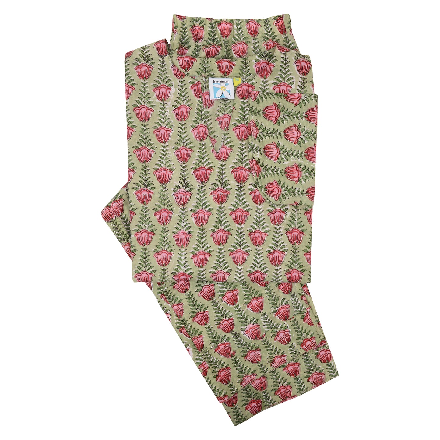 Lotus Lakeside Printed Pajama Set