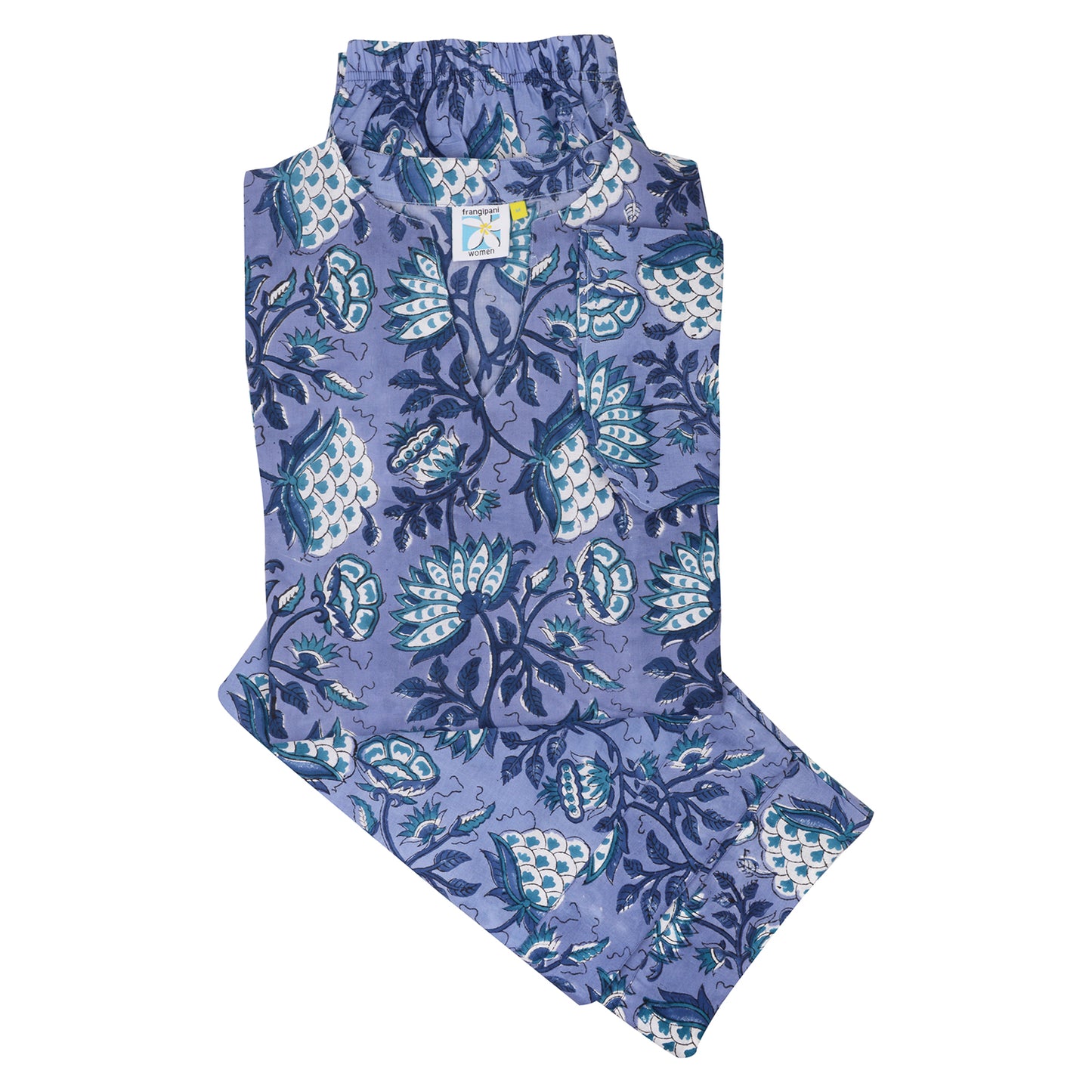Midnight Bloom Printed Pajama Set
