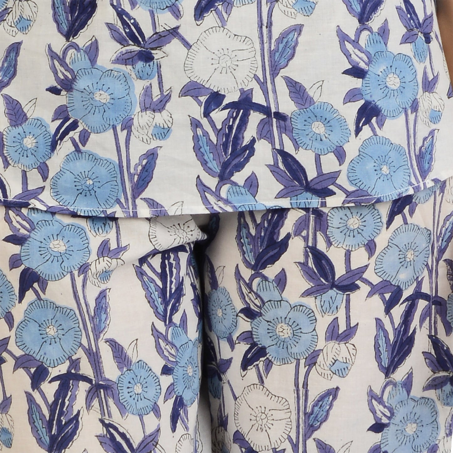 Carnation Forest Printed Pajama Set