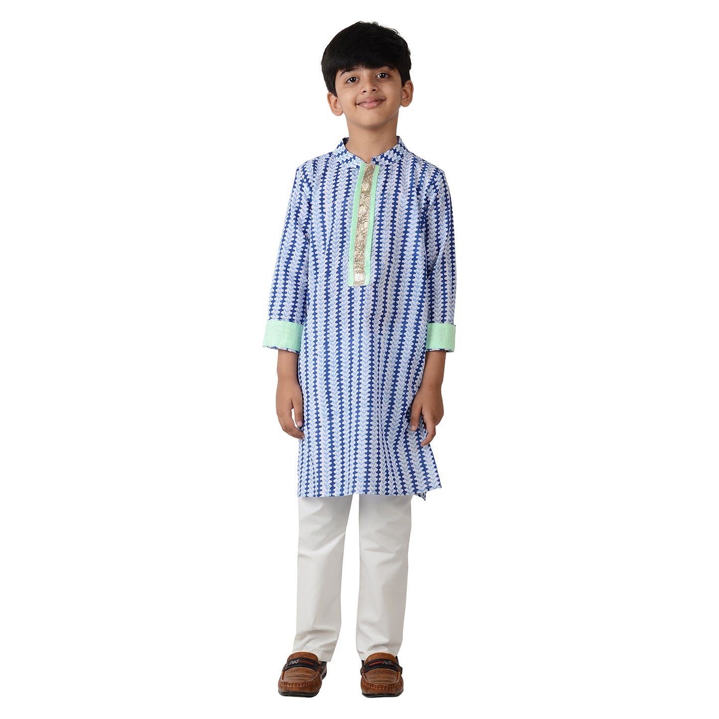 Blue Vine Kurta Set