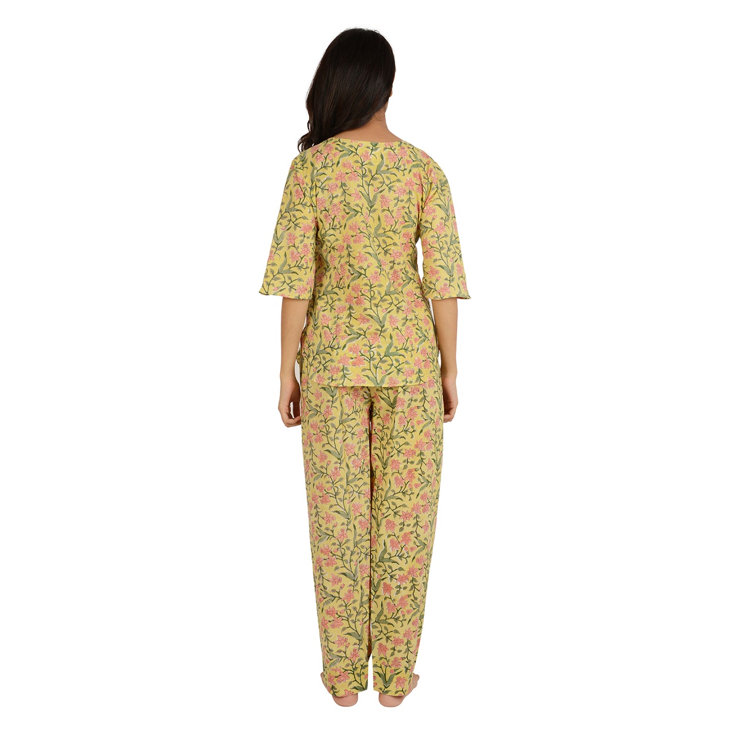 Passion Fruit Forest Printed Pajama Set