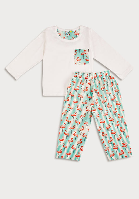Fabulous Flamingoes Night Wear Set