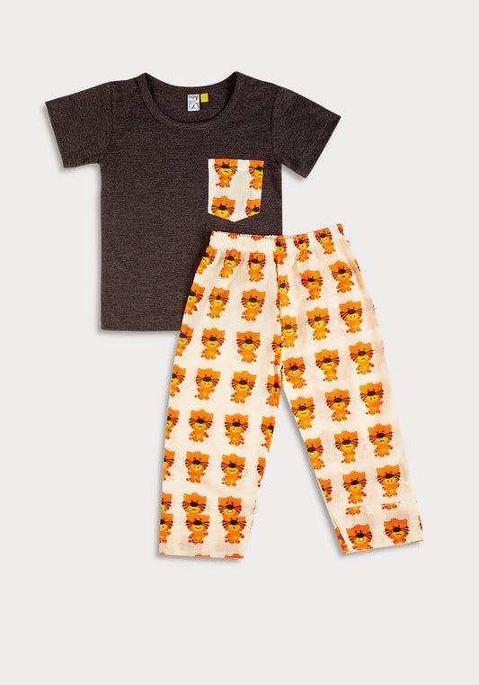 Tumbling Tigers Night Wear Set