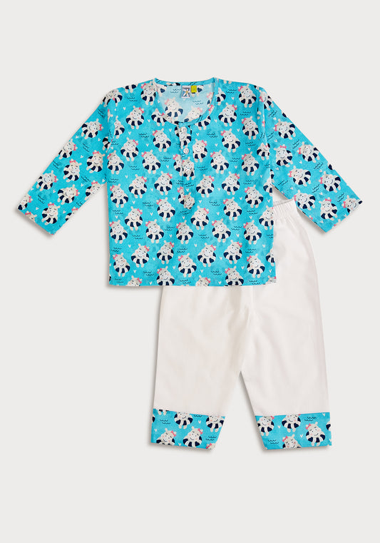 Hippo Holiday Night Wear Set