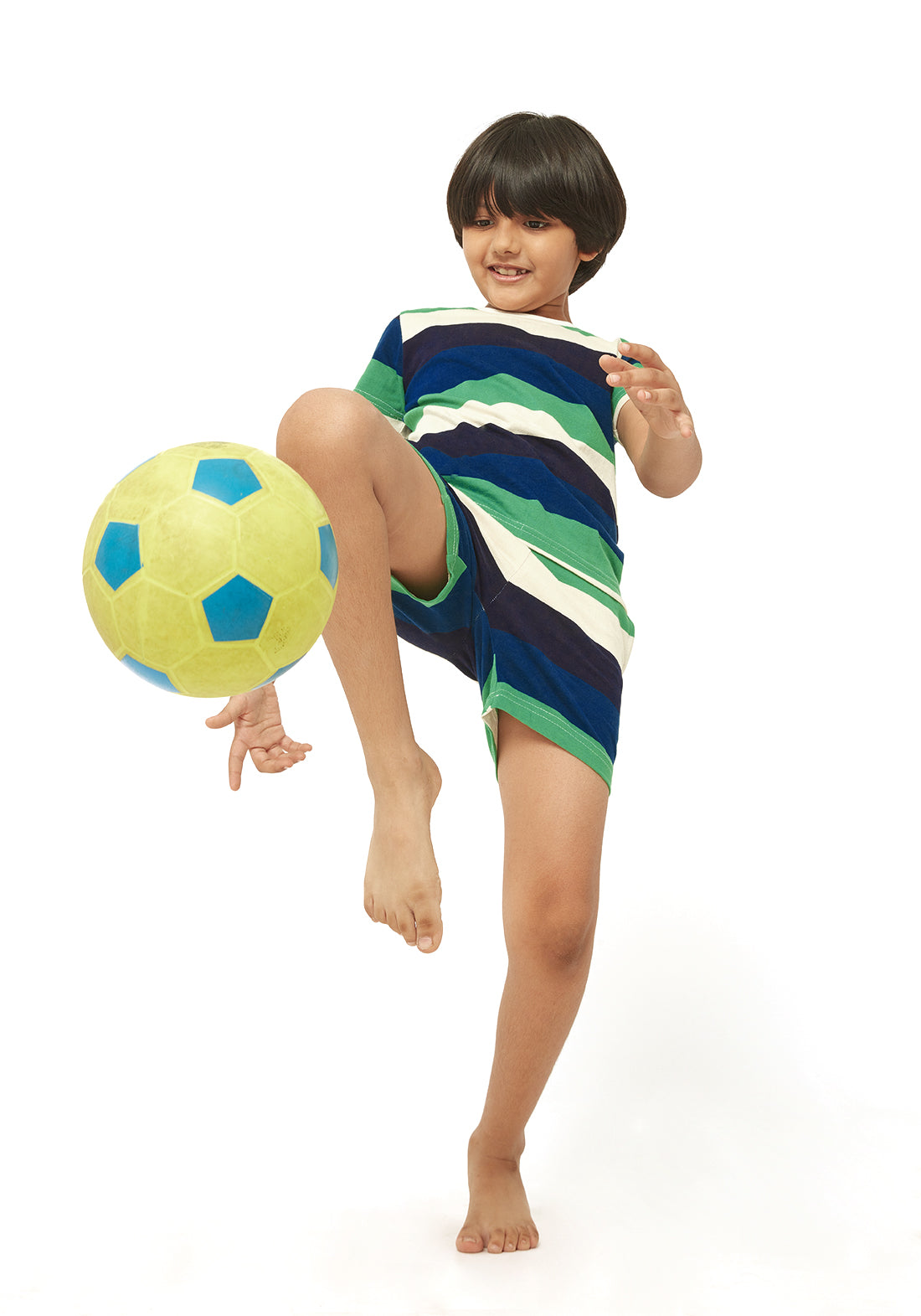 Rugby Stripe Night Wear Set