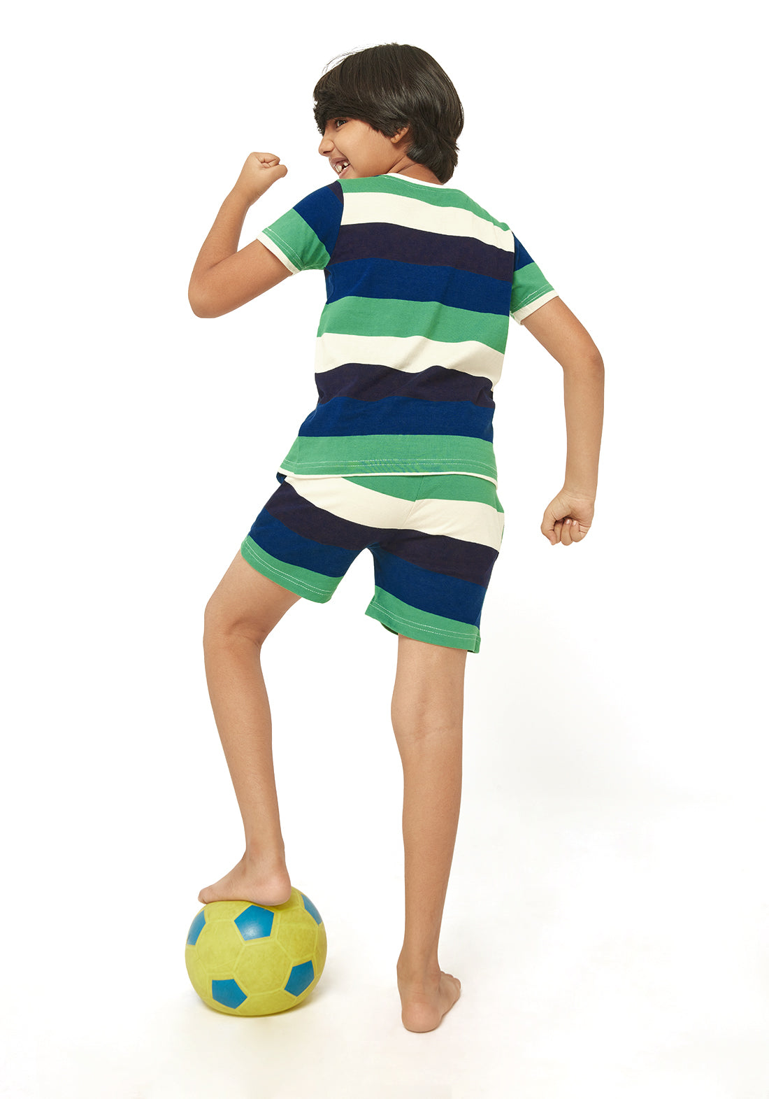 Rugby Stripe Night Wear Set