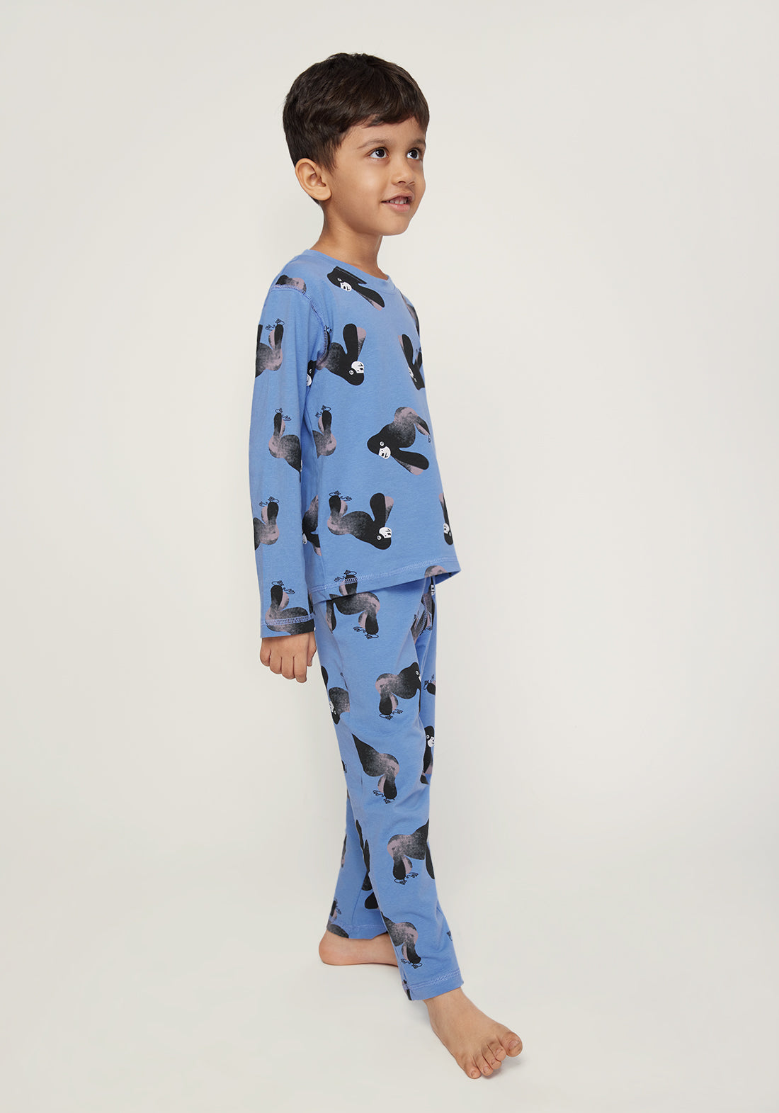 Gorillas In The Mist Print Night Wear Set