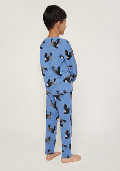 Gorillas In The Mist Print  Night Wear Set