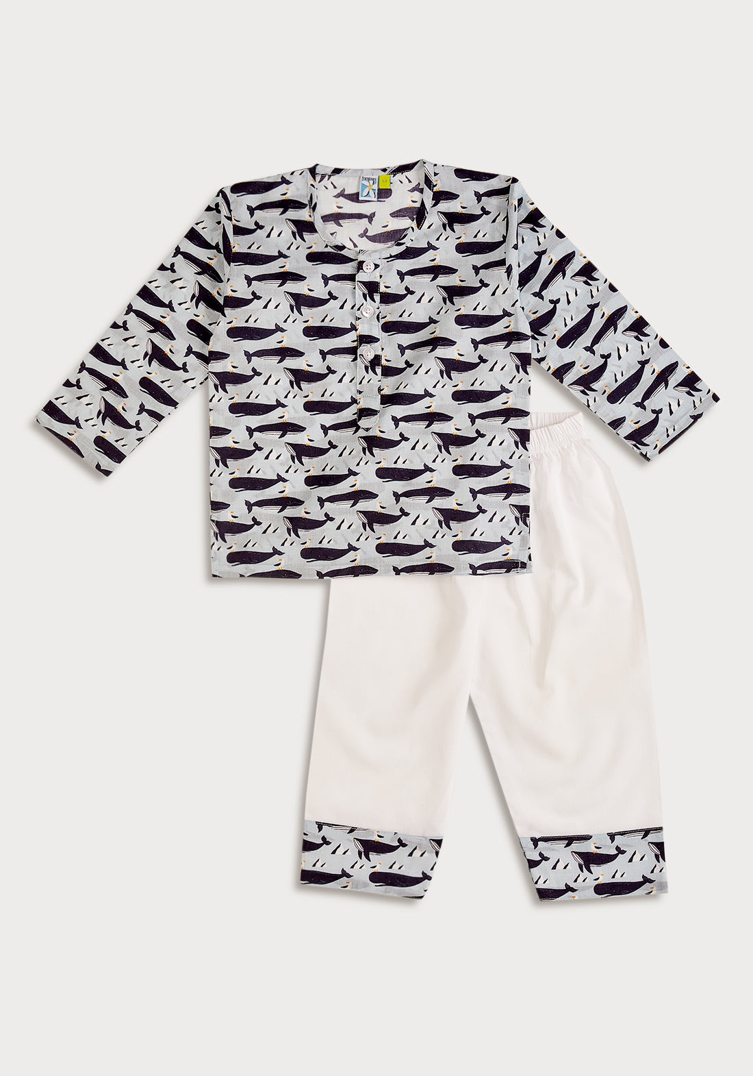 Whale Whist Night Wear Set
