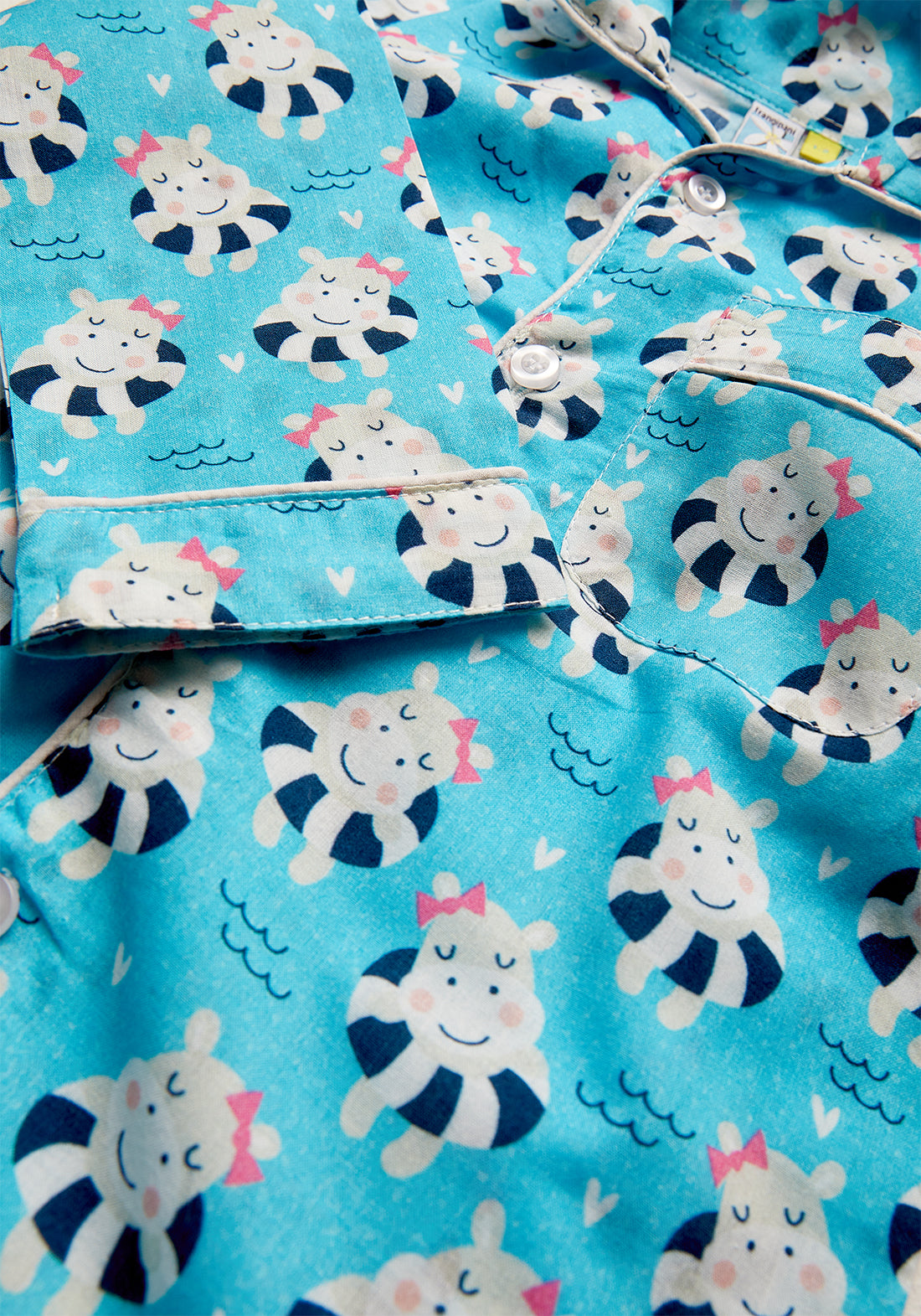 Hippo Happiness Night Wear Set