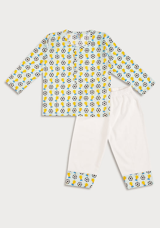 Football Fever Night Wear Set