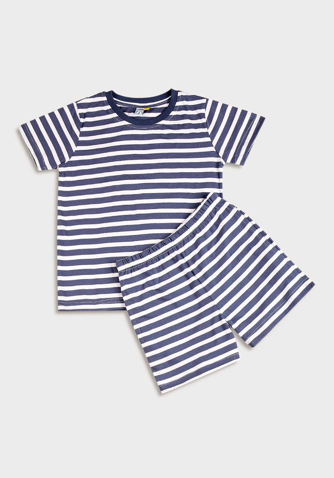 Navy Stripe Night Wear Set
