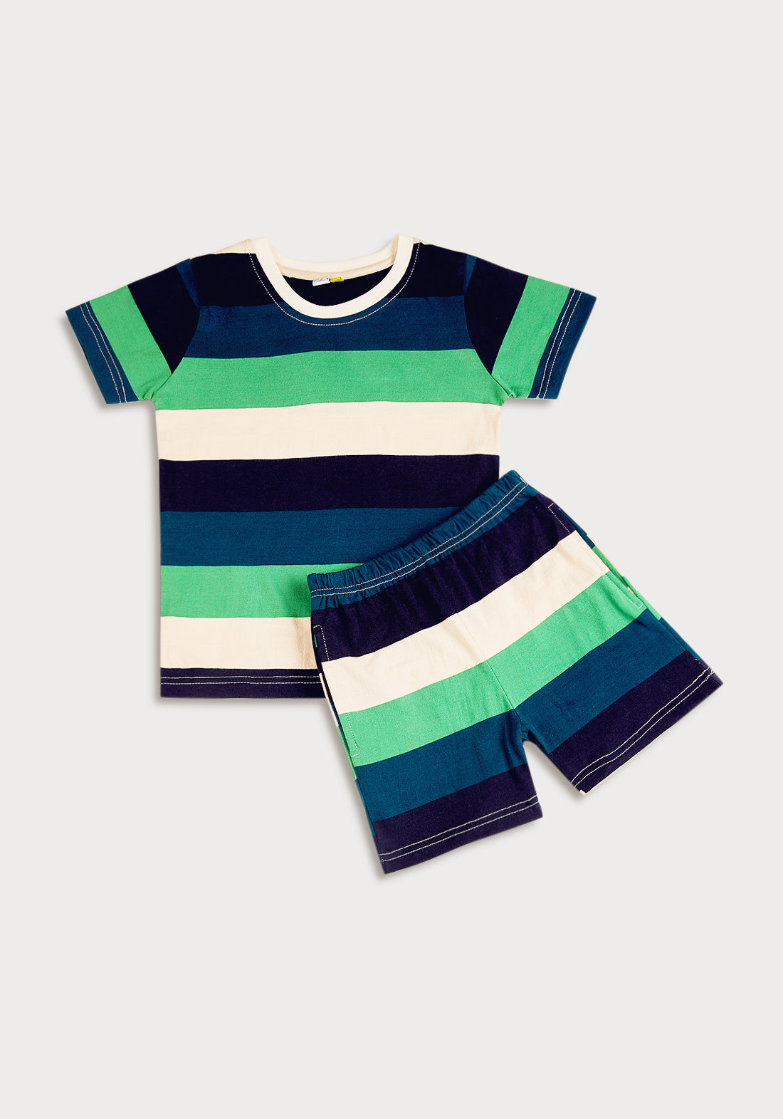 Rugby Stripe Night Wear Set