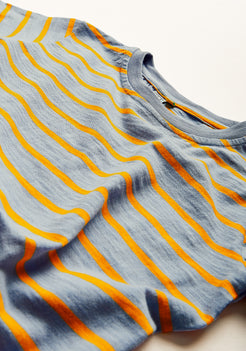 Orange Stripe Surprise Night Wear Set