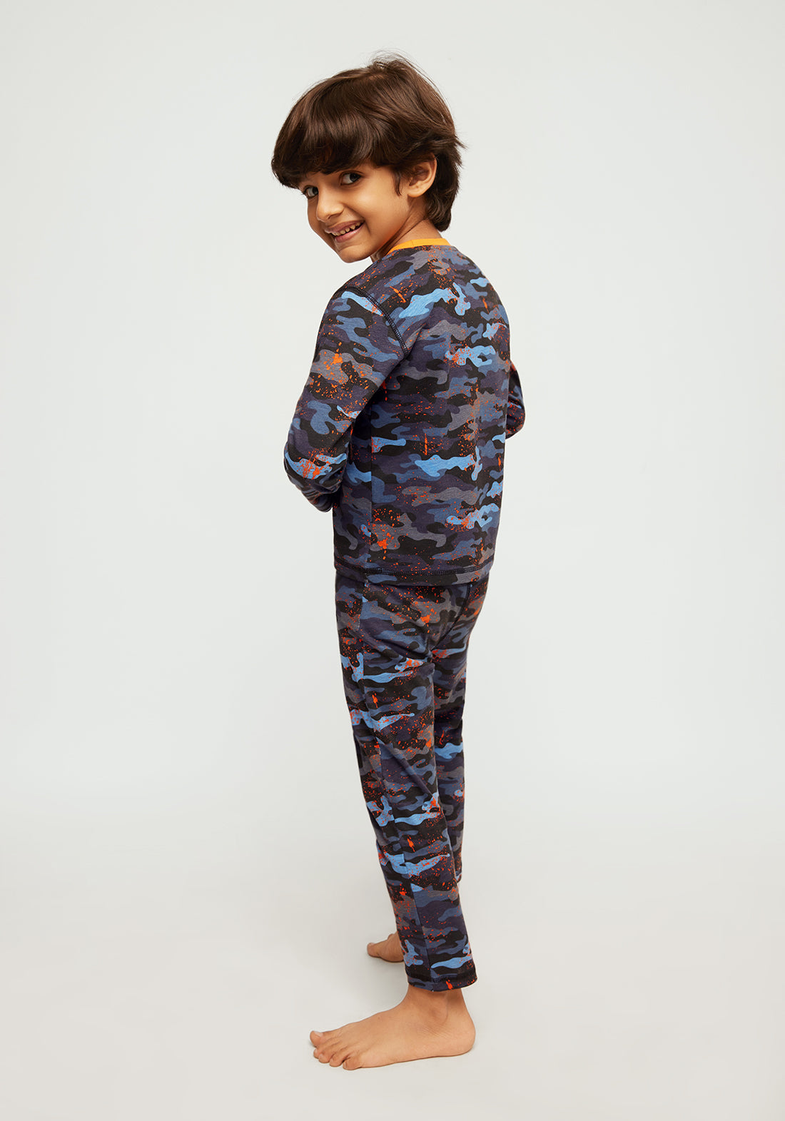 Army Antics Print Night Wear Set