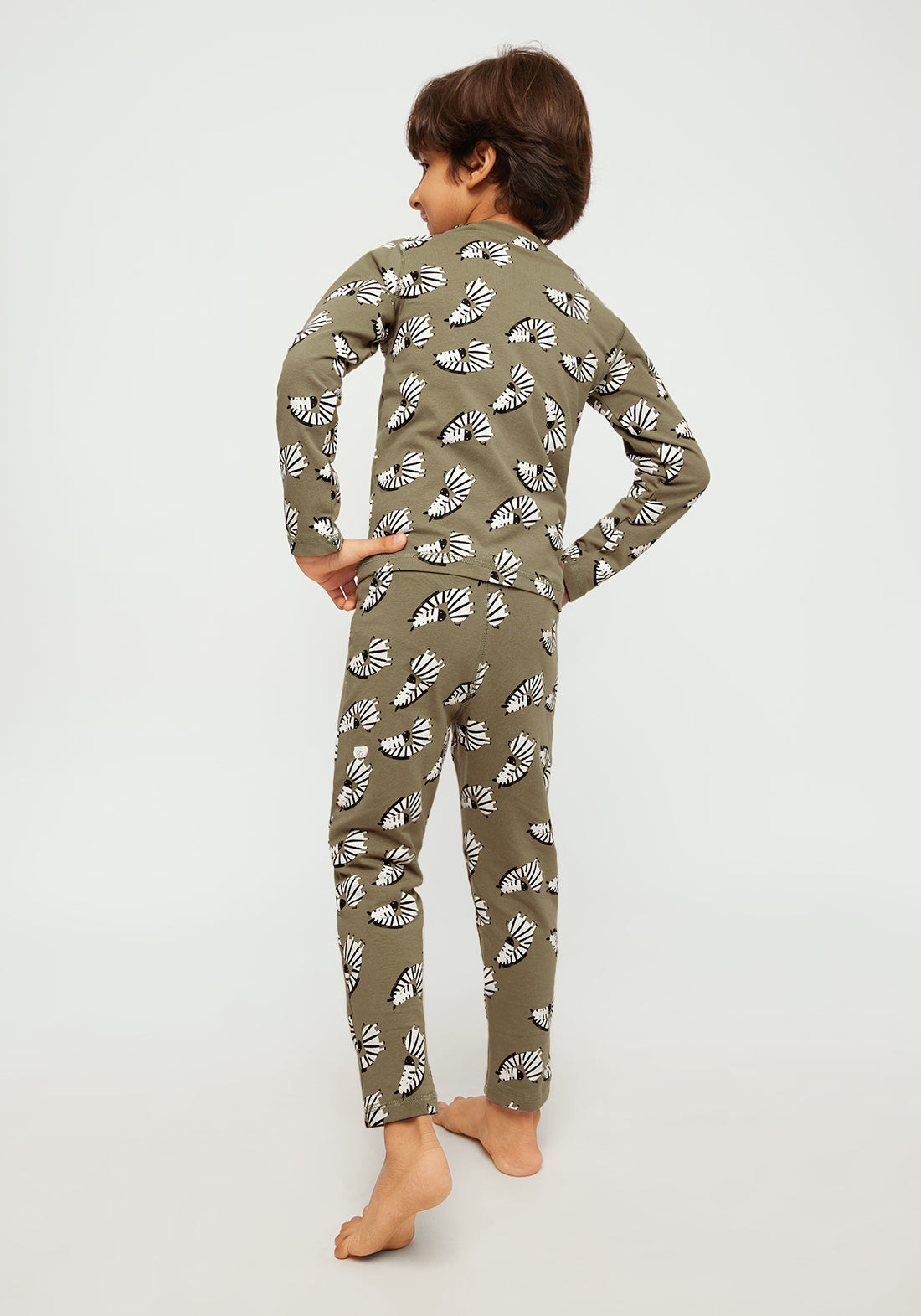 Zebra Crossing Print Night Wear Set