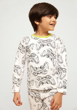 Gameboy Print  Night Wear Set