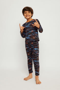 Army Antics Print  Night Wear Set