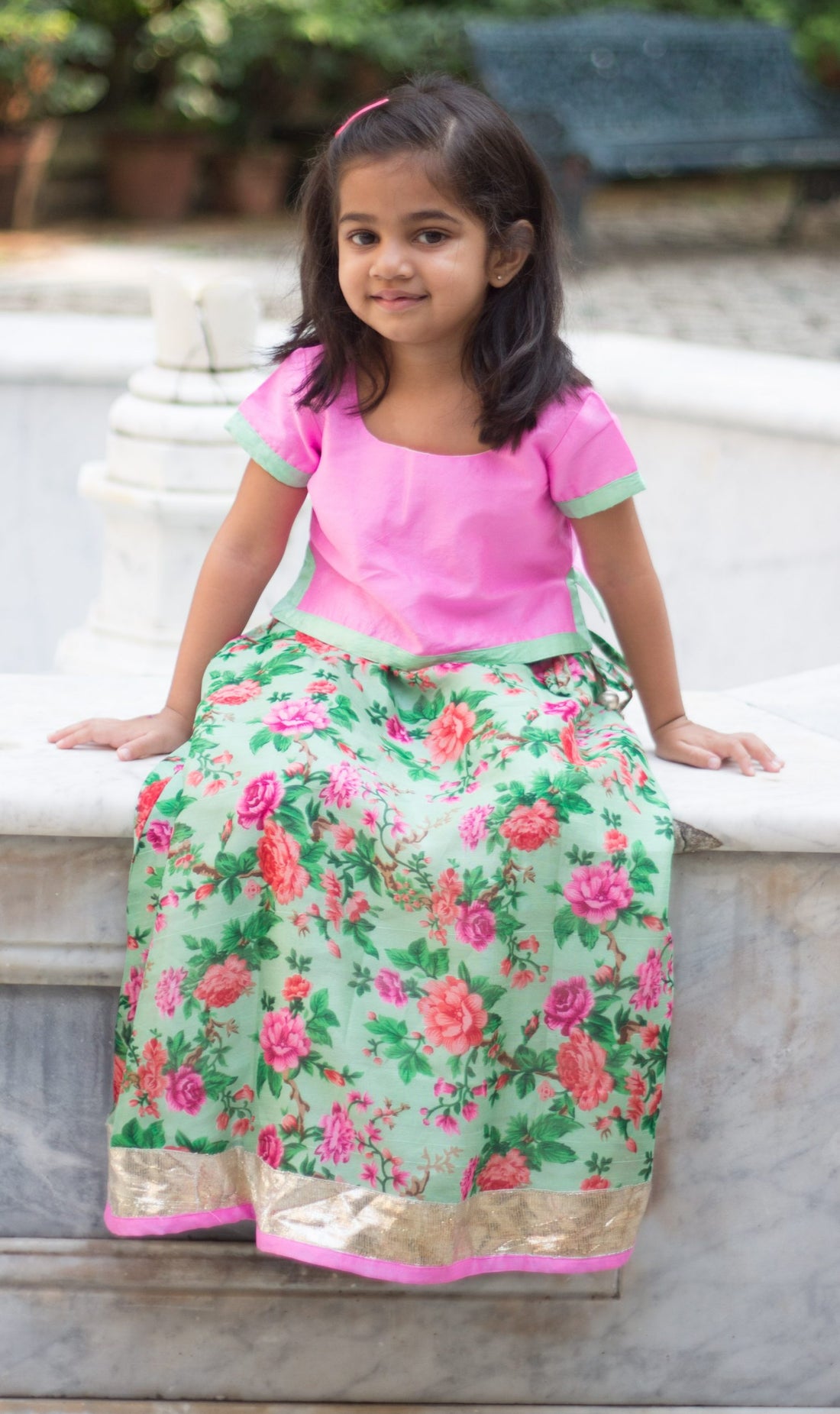 Girls Ghagra Choli: Stylish and Effortless Kids Ethnic Wear