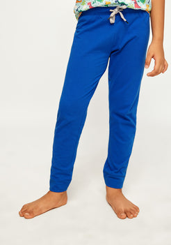 RED, GREEN AND BLUE DINOSAUR PRINT KNITTED PANTS