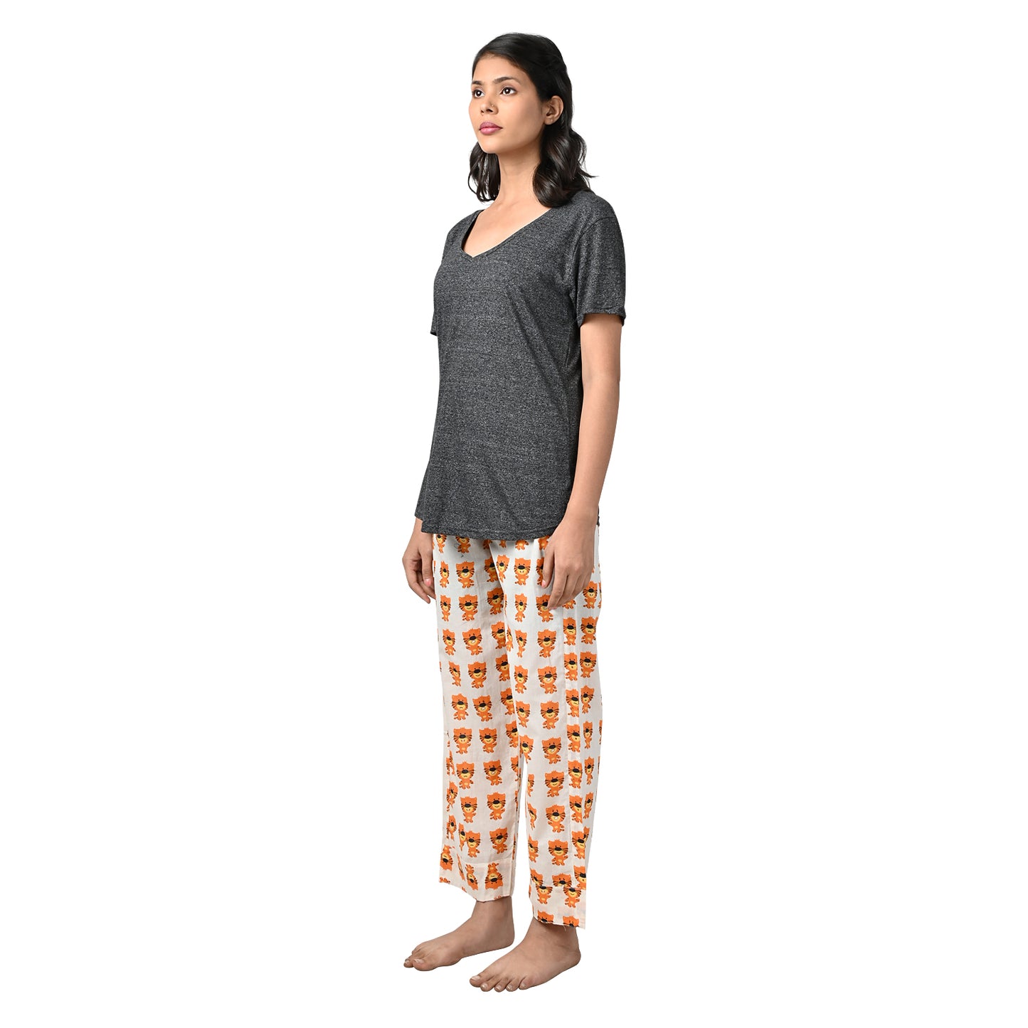 Tiger Safari Printed Pajama Set