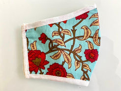 RED MARIGOLD VINE 3-PLY MASK