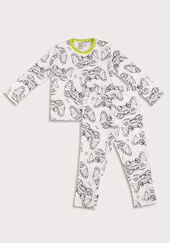 Gameboy Print  Night Wear Set