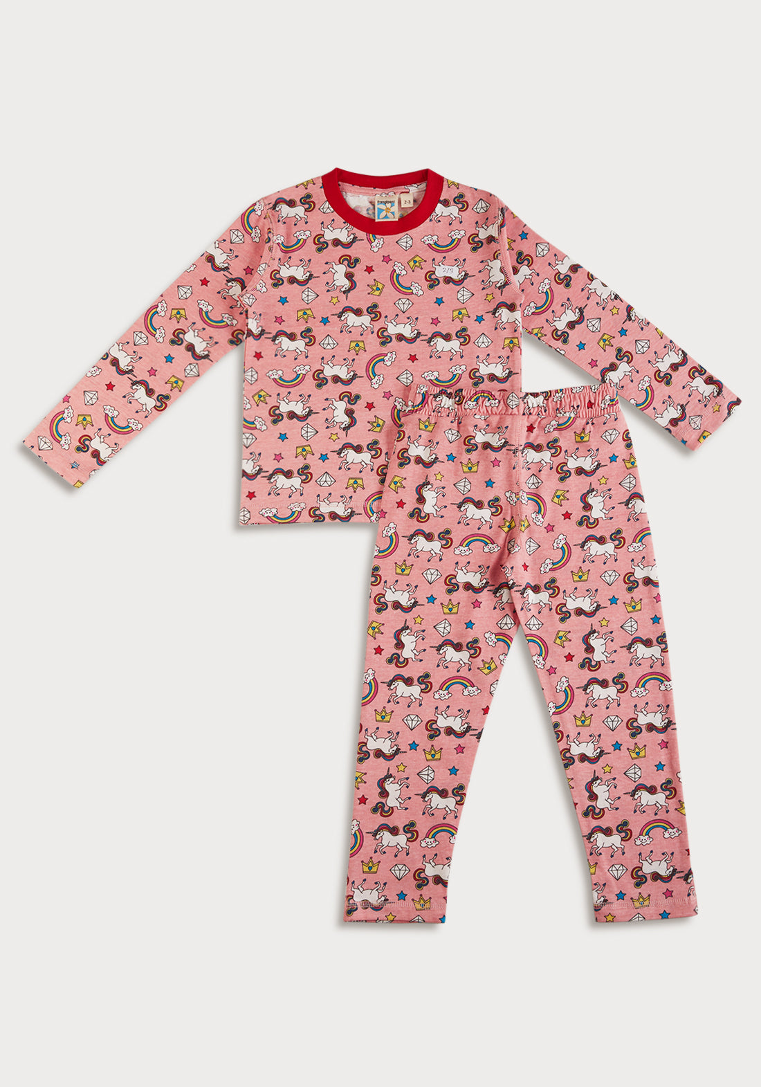 Starry eyed Unicorns Print  Night Wear Set