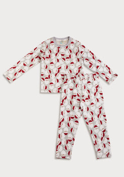 Santa Sojourn Print  Night Wear Set