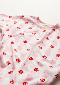 Rosy Rabbits Night Wear Set