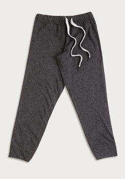 RED, YELLOW AND BLACK SCOOTER PRINT KNITTED PANTS