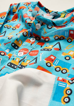 Construction Canvas Night Wear Set