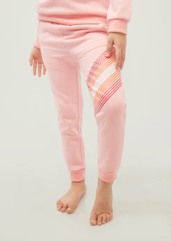 Baby Pink Fleece Track pant