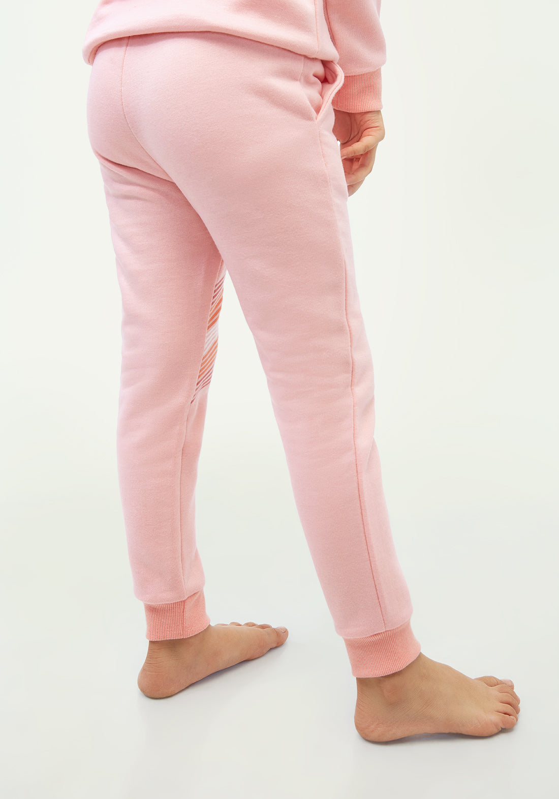 Baby Pink Fleece Track pant