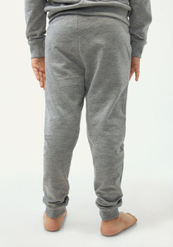 Grey Melange Terry Track Pant