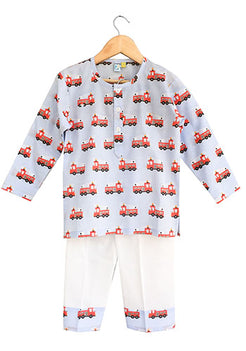 Fire Truck Night Wear Set